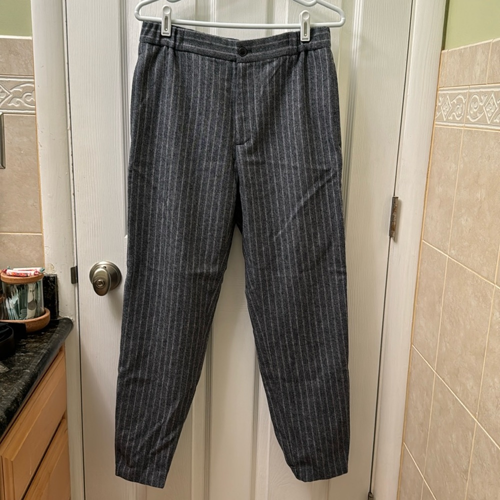 Club Monaco Gray Striped Men's Pants